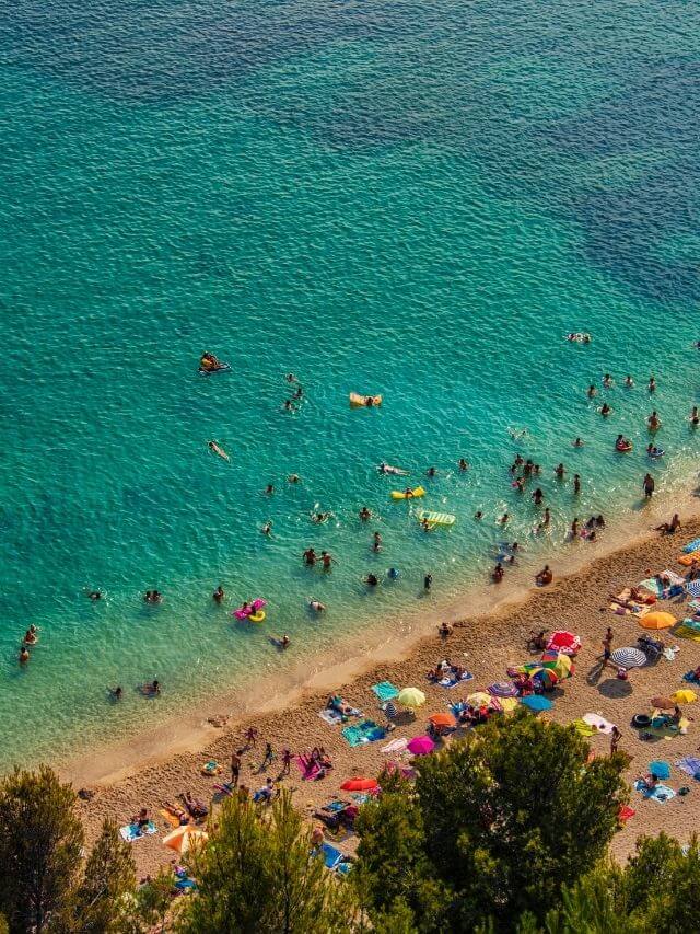 Beach at Villefrance sur Mer