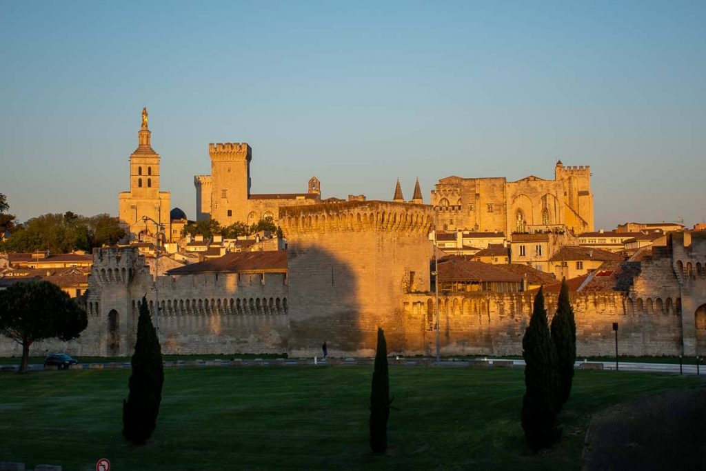 Atardecer en Avignon