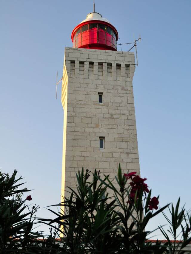 The La Garoupe lighthouse along the Sentier du Littoral in Antibes, a major city in Provence