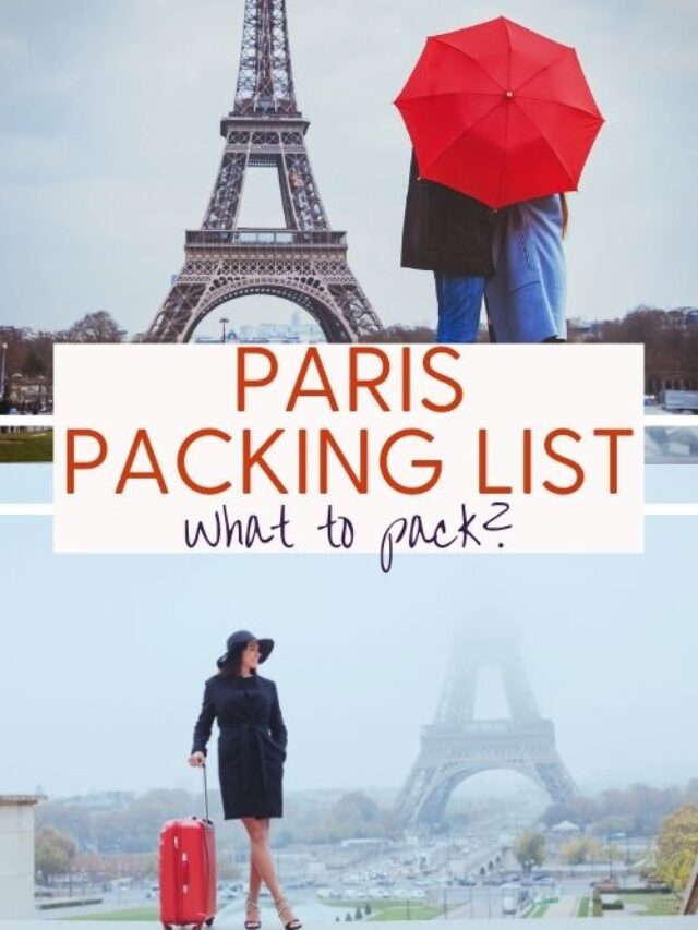 Essentials for Paris Packing List BY SEASON