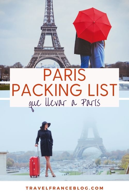 Qué llevar en tu viaje a París según la TEMPORADA