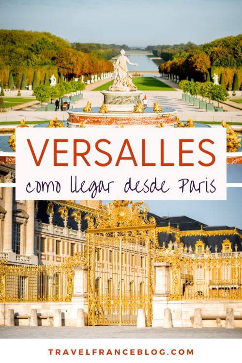 como llegar a Versalles desde Paris