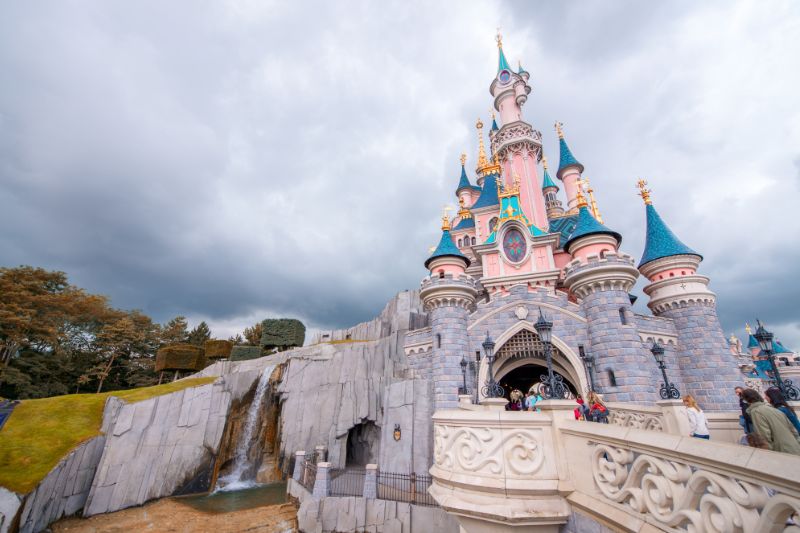 Castillo de Disneylandia en París