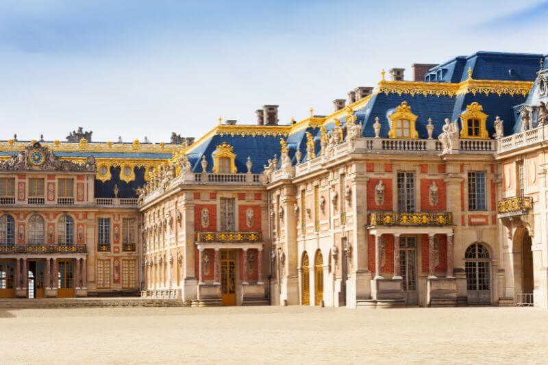 fachada del Palacio de Versalles