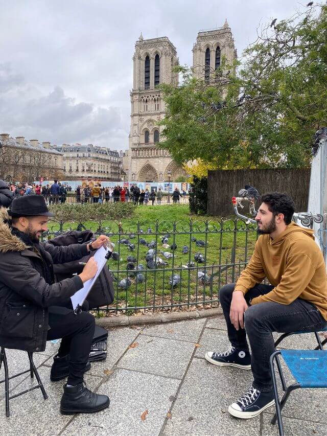 Notre Dame de Paris cartoonist