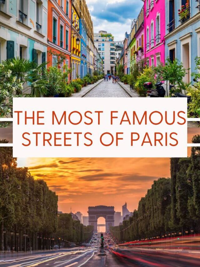 The Most Famous Streets of Paris