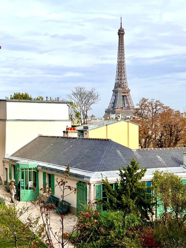 Casa Balzac con vistas a la Torre Eiffel