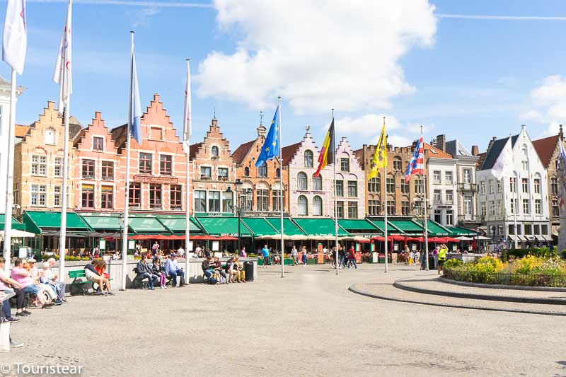 Main square of Bruges