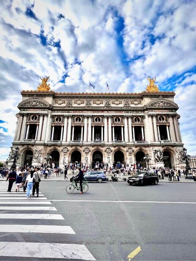 Paris Opera House to visit in Paris in the 7 day itinerary