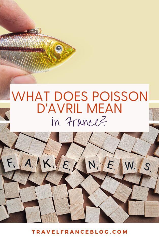 What is the Poisson d’Avril in France?