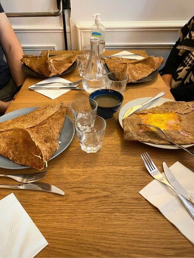 Little Breizh Creperie in St Germain, Paris