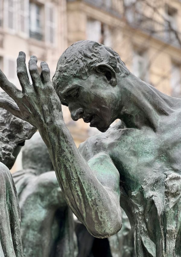 Rodin Museum sculpture of a man