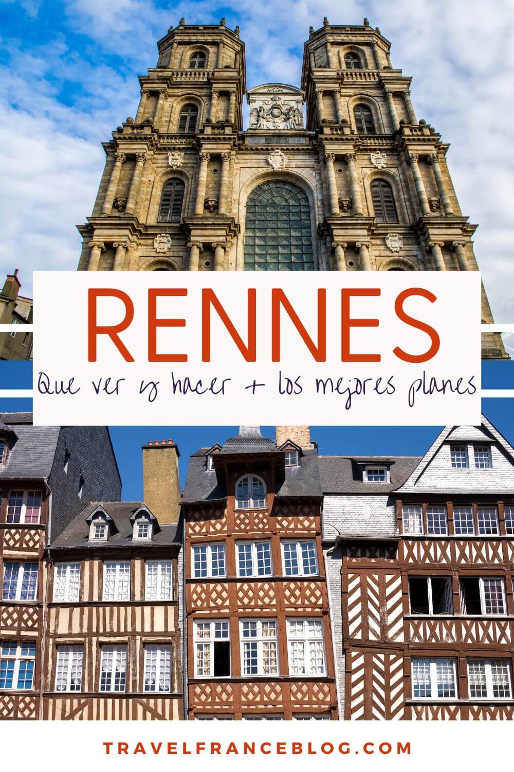 Rennes-Catedral y fachadas