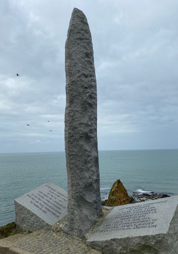 Memorial en playa de normandía