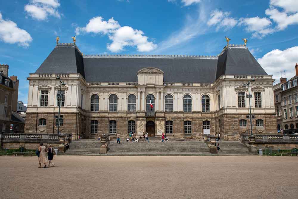 Facade of the Parliament of Brittany