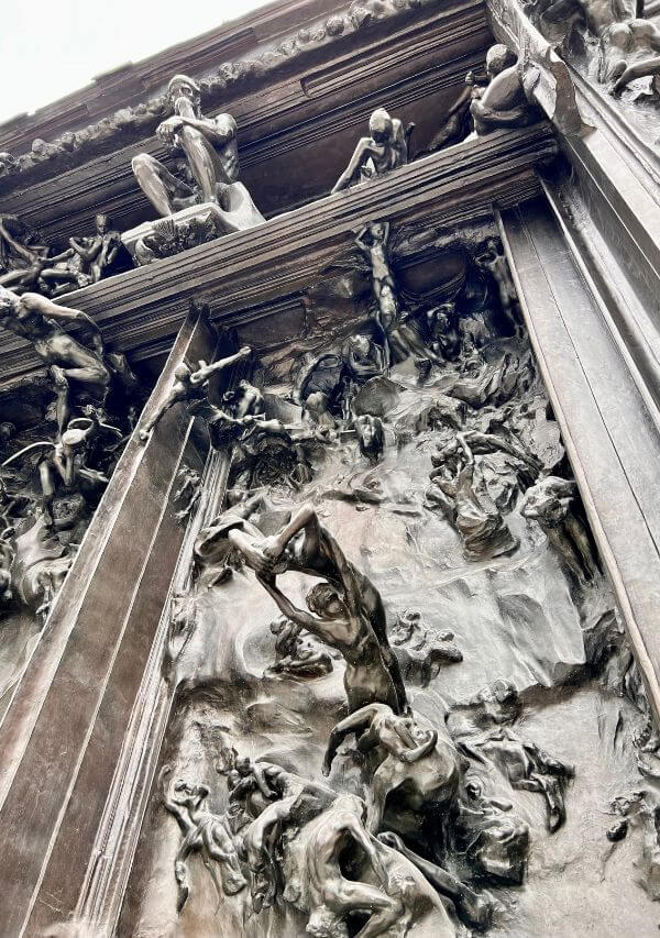 Hell's door of the Rodin Museum