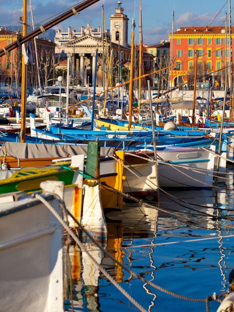 Old port of Nice, France