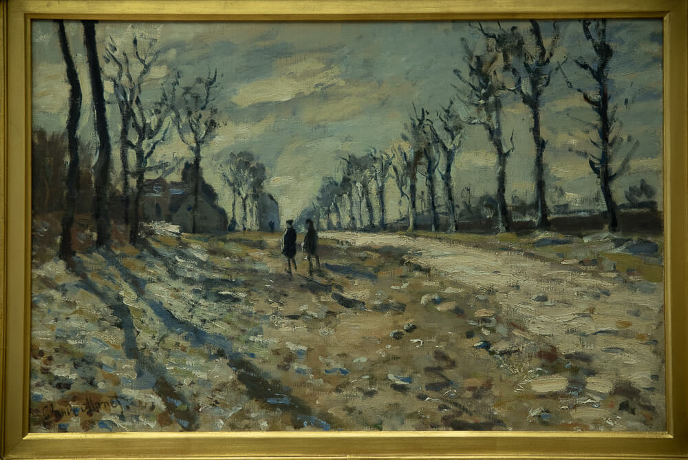 Painting of Monet in Rouen