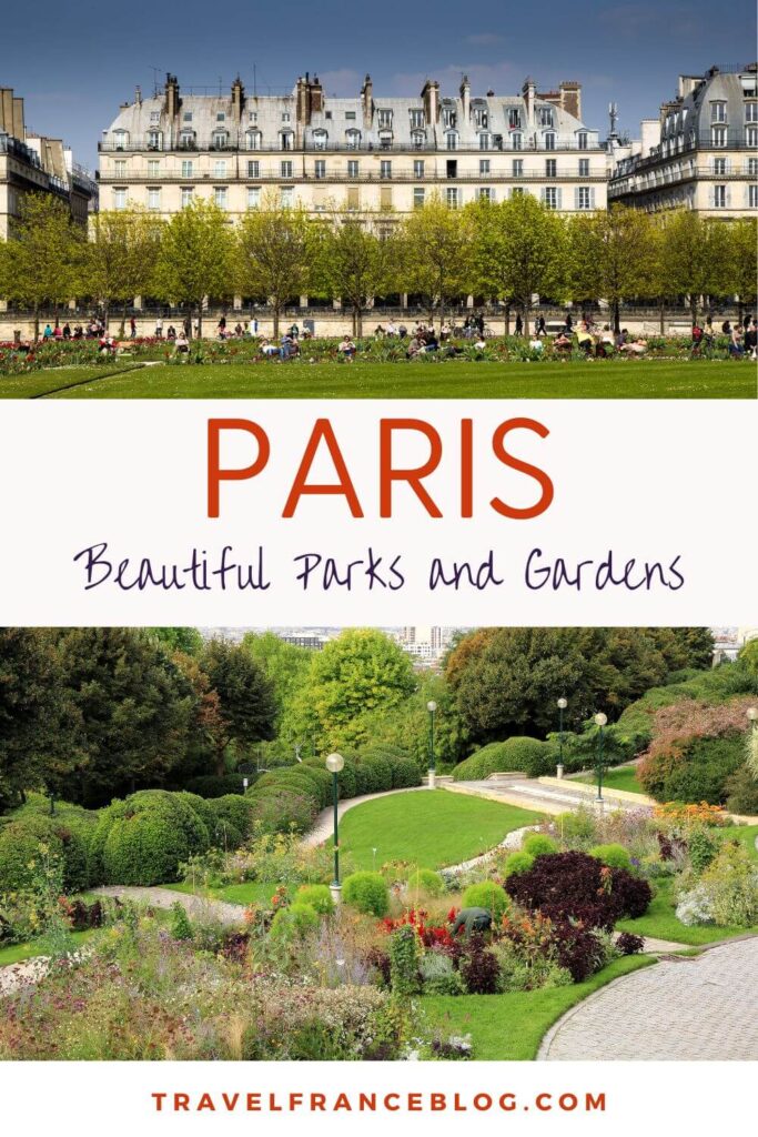 parks and gardens in paris