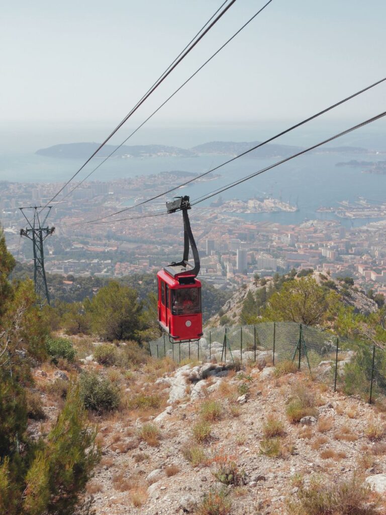 Cable Car in Toulon France