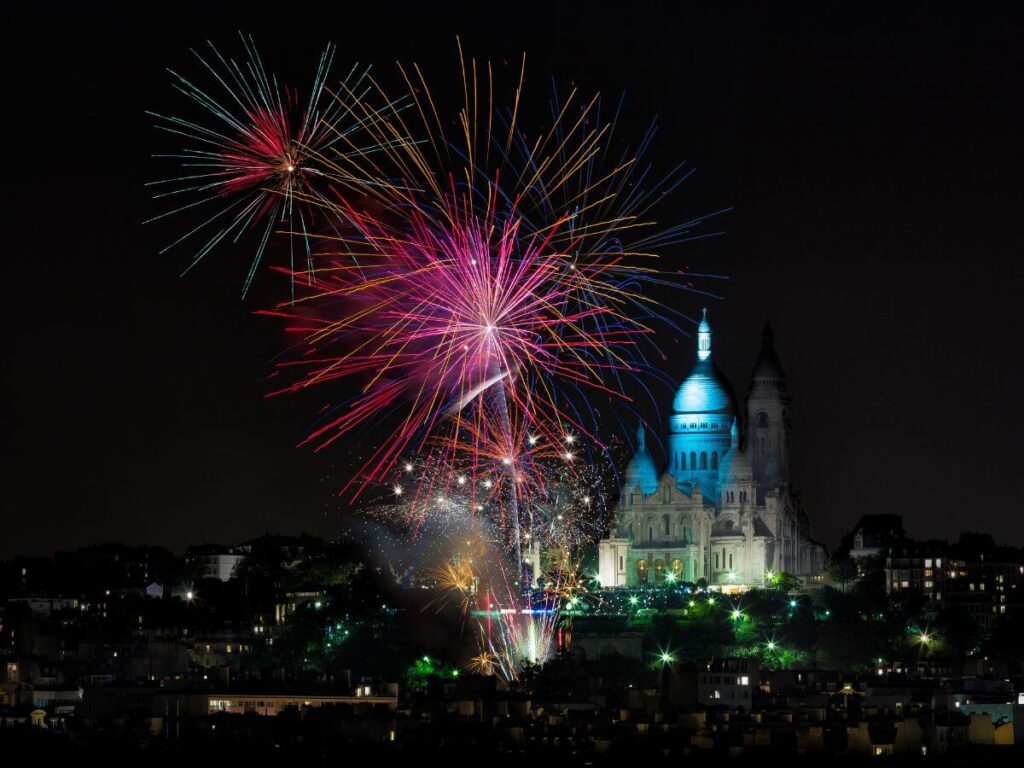 Fete des Vendanges Sacre Coeur Paris in October