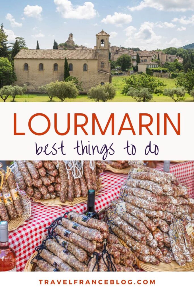 Best things to do in Lourmarin Pinterest pin cover